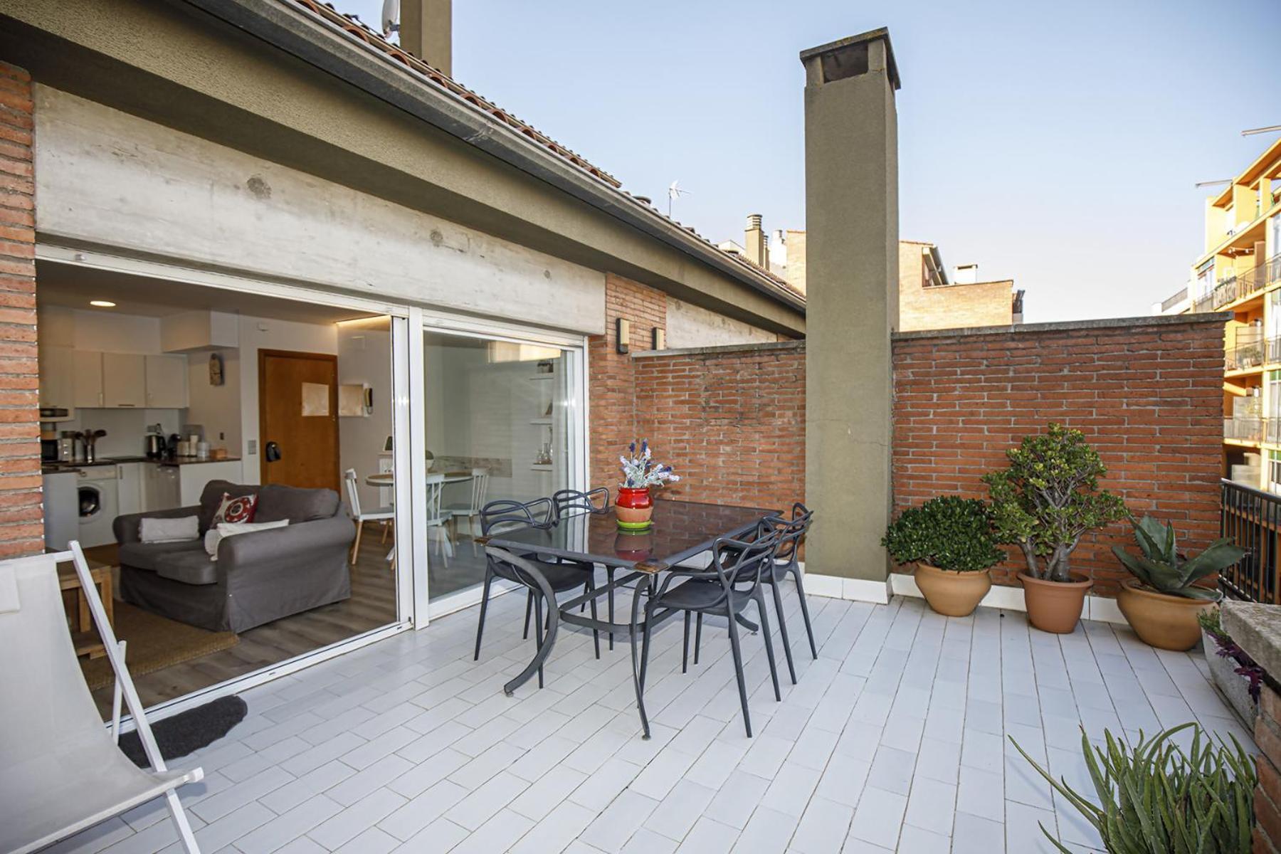 Apartamento Con Gran Terraza En Girona Eksteriør billede